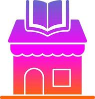 Book Shop Vector Icon Design