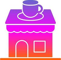 Coffee Shop Vector Icon Design