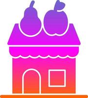 Fruits Shop Vector Icon Design