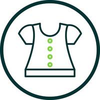 Blouse Vector Icon Design