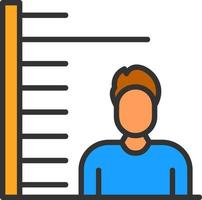 Height Limit Vector Icon Design