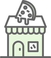 Pizza Shop Vector Icon Design