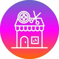 Tailor Shop Vector Icon Design