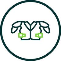 Shoulder Pads Vector Icon Design