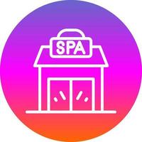 Spa Center Vector Icon Design