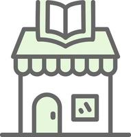 Book Shop Vector Icon Design