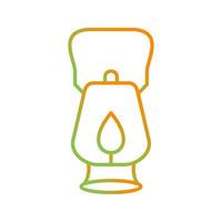 Oil Lamp Vector Icon