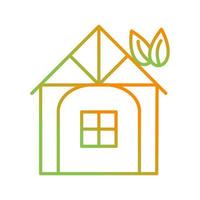 Eco friendly House Vector Icon