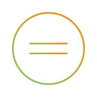 Equal To Vector Icon