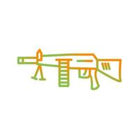 Machine Gun Vector Icon