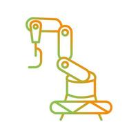 Industrial Robot Vector Icon