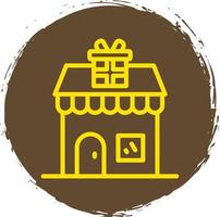 Gift Shop Vector Icon Design