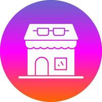 Optical Shop Vector Icon Design