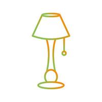 Lamp with stand Vector Icon