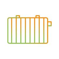 Heat Radiator Vector Icon