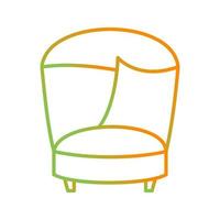 Stylish Chair Vector Icon