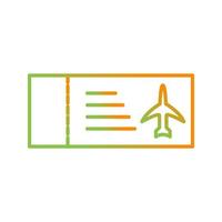 Plane Tickets Vector Icon