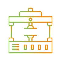 Machine Press Vector Icon