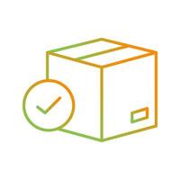 Package Delivered Vector Icon