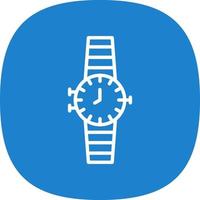 diseño de icono de vector de reloj de pulsera