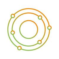 Atomic Structure Vector Icon