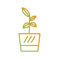 Flower Pot Vector Icon