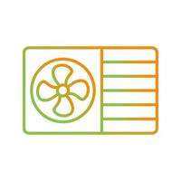 AC Window Unit Vector Icon