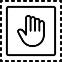 line icon for enough vector