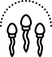 line icon for male vector