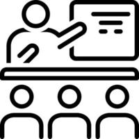 line icon for explaining vector