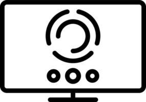 line icon for buffer vector