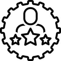 line icon for talent vector