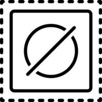 line icon for nil vector