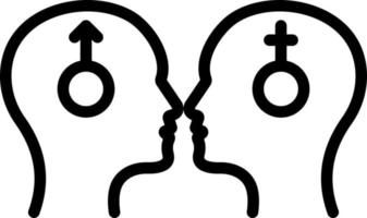 line icon for sexuality vector