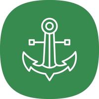 Anchor Vector Icon Design