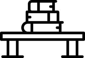 line icon for books vector