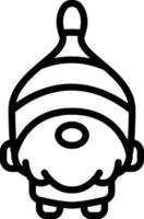 line icon for patrick vector
