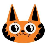 cat with spots vector