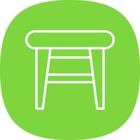 Stool Vector Icon Design