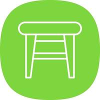 Stool Vector Icon Design