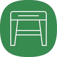 Stool f Vector Icon Design