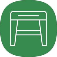 Stool f Vector Icon Design