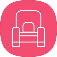 Armchair Vector Icon Design