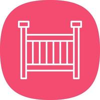 Crib Vector Icon Design