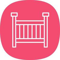 Crib Vector Icon Design