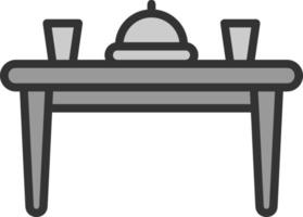 diseño de icono de vector de mesa