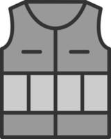 Life Jacket Vector Icon Design