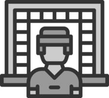 Goalkeeper Vector Icon Design