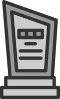 Trophy Vector Icon Design