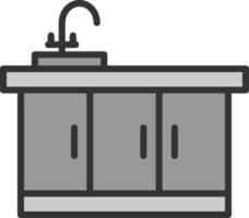 Kitchen Sink Vector Icon Design